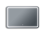 Зеркало Бриклаер Эстель-1 120 с Led подсветкой, сенсорный выключатель Зеркало Бриклаер Эстель-1 120 с Led подсветкой, сенсорный выключатель
