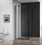 Душевой уголок Cezares SLIDER-AH-1-80-100/110-C-NERO 100/110*80*195 профиль черный без поддона Душевой уголок Cezares SLIDER-AH-1-80-100/110-C-NERO 100/110*80*195 профиль черный без поддона