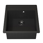 Кухонная мойка Uperwood Quartz UPD-07 46х51 черная матовая Кухонная мойка Uperwood Quartz UPD-07 46х51 черная матовая