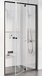 Душевая дверь в нишу Ravak Pivot PDOP2-110 110*190 профиль черный, стекло Transparent без поддона Душевая дверь в нишу Ravak Pivot PDOP2-110 110*190 профиль черный, стекло Transparent без поддона