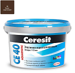 Затирка Ceresit CE40 Aquastatic №58 темно-коричневая 2кг Затирка Ceresit CE40 Aquastatic №58 темно-коричневая 2кг