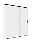 Душевая дверь в нишу Aquanet Pleasure Evo AE65-N160-BT 160*190 L/R черн.анод./прозр. Easy Clean без поддона