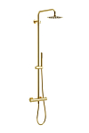 Душевая стойка Excellent Rain Thermo Round ARAC.SY.107GL с термостатом золото Душевая стойка Excellent Rain Thermo Round ARAC.SY.107GL с термостатом золото