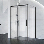 Душевой уголок BelBagno Acqua AH-1-150/90-C-NERO 150*90*195 профиль черный матовый без поддона Душевой уголок BelBagno Acqua AH-1-150/90-C-NERO 150*90*195 профиль черный матовый без поддона