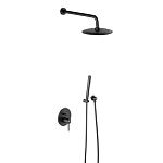 Душевой комплект Damixa Scandinavian Pure 936520300 черный матовый Душевой комплект Damixa Scandinavian Pure 936520300 черный матовый