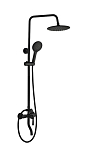 Душевая стойка Boch Mann Eco Black BM8825 черная с изливом Душевая стойка Boch Mann Eco Black BM8825 черная с изливом