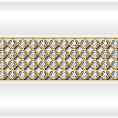 Декоративная горизонтальная вставка Radomir "Кристаллы Swarovski" на торцевую панель к ДБ Элис (на выбор по фото)