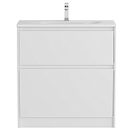 Тумба с раковиной BelBagno Kraft 39 80 напольная Bianco Opaco (раковина BB-8099-3-80)