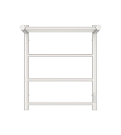Электрический полотенцесушитель Двин Fj neo 50*60 L/R белый