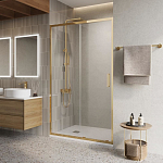 Душевая дверь в нишу BelBagno Luce LUCE-BF-1-120-C-ORO 120*195 без поддона Душевая дверь в нишу BelBagno Luce LUCE-BF-1-120-C-ORO 120*195 без поддона