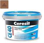 Затирка Ceresit CE40 Aquastatic №55 светло-коричневая 2кг Затирка Ceresit CE40 Aquastatic №55 светло-коричневая 2кг